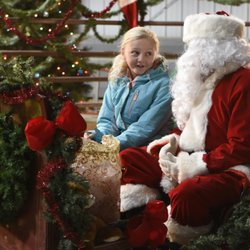 Jester Park Equestrian Center - 2016 Kid tells Santa what she wants for Christmas.