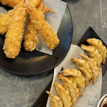 Kinza Teriyaki - Shrimp tempura and gyoza - Japanese Near Me - Spanaway, Washington Kinza Teriyaki - Shrimp tempura and gyoza - Japanese Near Me - Spanaway, Washington