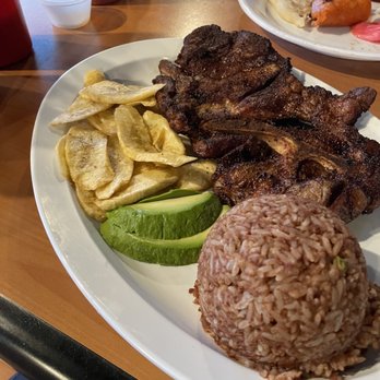 El Chero Restaurant - a plate of food on a table - Honduran Near Me - Des Moines, Iowa