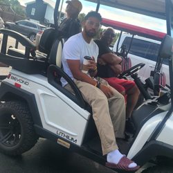 Island Bikes & Outfitters - The family on our amazing LSV golf cart from Island Bikes & Outfitters!!