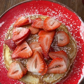 Red Maple - Double stack pancakes with chocolate chips - Cafes Near Me - Los Angeles, California