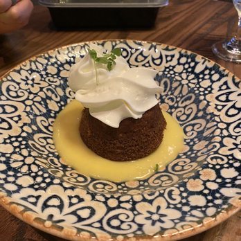 Alba on 53 - Their lemon dessert... don't remember the name.  Tasted alright compared to everything else. - Italian Near Me - Hanover, Massachusetts