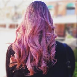Georgina Lucia - Pastel Pink Hair Painting with Root Shadow effect