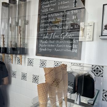 Tondi Gelato - Sugar cone - Gelato Near Me - Santa Barbara, California