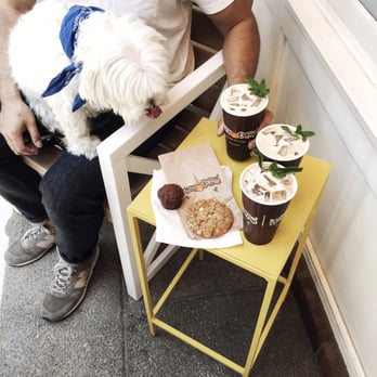 Philz Coffee - Mint mojitos + bran muffin + PB cookie - Coffee & Tea Near Me - Pasadena, California Philz Coffee - Mint mojitos + bran muffin + PB cookie - Coffee & Tea Near Me - Pasadena, California