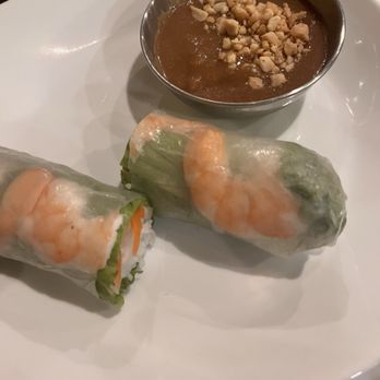 Ribs and Broth - Shrimp summer rolls. Remaining 1/2 roll. - Vietnamese Near Me - Honolulu, Hawaii Ribs and Broth - Shrimp summer rolls. Remaining 1/2 roll. - Vietnamese Near Me - Honolulu, Hawaii