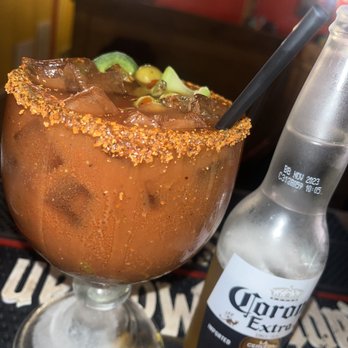Coronas De Oro - Had to stop by for a cold Michelada - Mexican Near Me - Belton, Texas