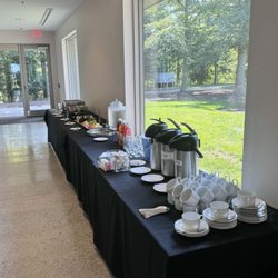 Point of View International Retreat and Research Center - Catering set up in front of Break Out Rooms