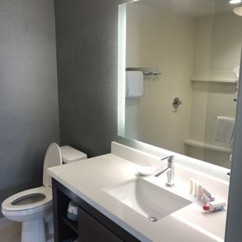Residence Inn - Modern bathroom. Made me want to "get out there and be somebody" - Hotels Near Me - Upper Marlboro, Maryland
