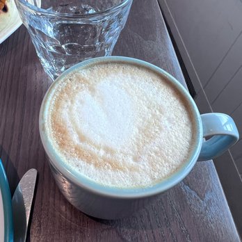 Louiza - Lovely lavender latte! - Mediterranean Near Me - Lake Louise, Alberta