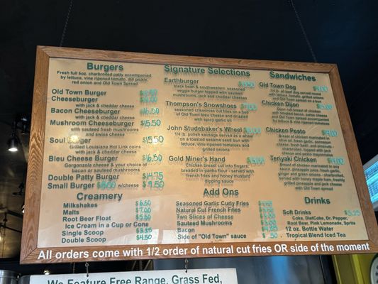 Menu photo 1 Old Town Grill Placerville, CA Menu photo 1 Old Town Grill Placerville, CA