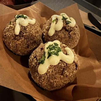 Fame Lounge/Eatery - Gluten free mushroom arancini - Salad Near Me - Holyoke, Massachusetts
