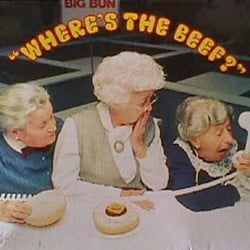 KFC - Grandma did not realize that this KFC does not serve beef.