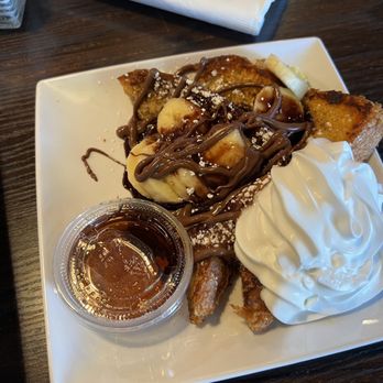 Mex Cocina Cafe - Banana and Nutella French Toast - Desserts Near Me - Burbank, California Mex Cocina Cafe - Banana and Nutella French Toast - Desserts Near Me - Burbank, California