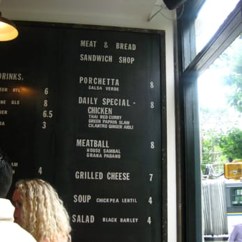Meat & Bread - The Board to choose your destiny.... Dah Dum!! - Sandwiches Near Me - Vancouver, British Columbia