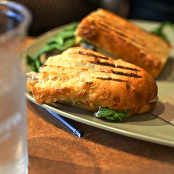 Panera Bread - Tiny panini with almost nothing in it other than greens. Again, living up to the "bread" in their name, overpriced for the size! - Sandwiches Near Me - Cockeysville, Maryland Panera Bread - Tiny panini with almost nothing in it other than greens. Again, living up to the "bread" in their name, overpriced for the size! - Sandwiches Near Me - Cockeysville, Maryland