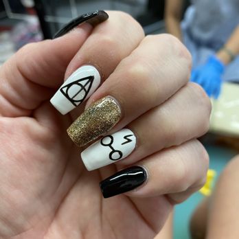 Nails 47 - Harry Potter nails - Nail Salons Near Me - Fremont, California Nails 47 - Harry Potter nails - Nail Salons Near Me - Fremont, California
