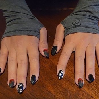 Lily’s Nail Spa - I love my Halloween nails- done by Lisa ! - Nail Salons Near Me - New Rochelle, New York Lily’s Nail Spa - I love my Halloween nails- done by Lisa ! - Nail Salons Near Me - New Rochelle, New York