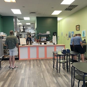 Bagel Boss Cafe - Inside was neat and clean - Bagels Near Me - Ocean Isle Beach, North Carolina