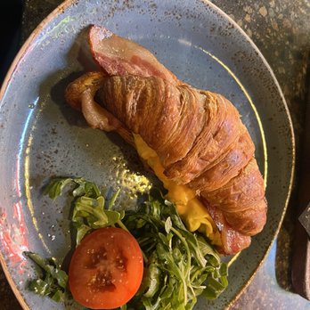 insideOUT - croissant breakfast sandwich - Lounges Near Me - San Diego, California