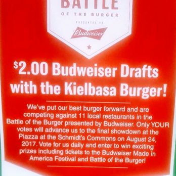 Lumpy Magee's Grub & Pub - Be sure to vote for our DELICIOUS and one of a kind Kielbasa Burger TODAY  http://www.phillymag.com/foobooz/battleoftheburger - Pubs Near Me - Philadelphia, Pennsylvania