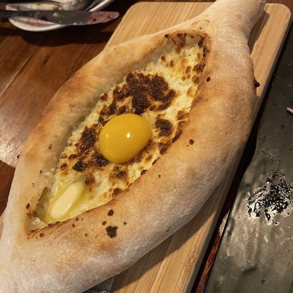 Dediko - Khachapuri (cheese bread) was delicious - Georgian Near Me - Vancouver, Washington