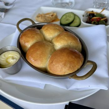 Central Park Boathouse - Parker rolls - New American Near Me - New York, New York Central Park Boathouse - Parker rolls - New American Near Me - New York, New York