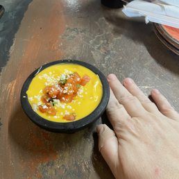 $7 for chips and this small cup of Cheez Food.  Like AAA ballpark quality.