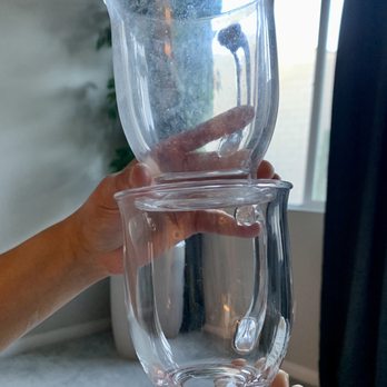 Soft Water Nevada - Before and after straight out of the dishwasher - Water Purification Services Near Me Soft Water Nevada - Before and after straight out of the dishwasher - Water Purification Services Near Me