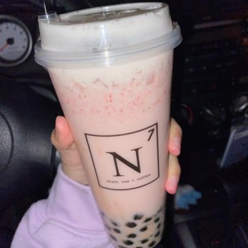 N7 Draft Tea and Coffee - strawberry milk tea with boba - Coffee & Tea Near Me - San Jose, California N7 Draft Tea and Coffee - strawberry milk tea with boba - Coffee & Tea Near Me - San Jose, California