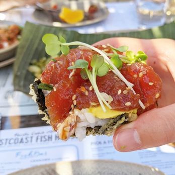 Pacific Catch - Ahi Tostada - Seafood Near Me - Campbell, California Pacific Catch - Ahi Tostada - Seafood Near Me - Campbell, California