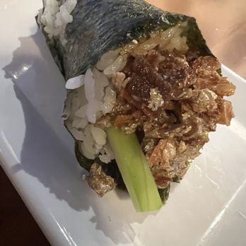 Kuma Sushi - Salmon skin hand roll - Sushi Bars Near Me - Reno, Nevada