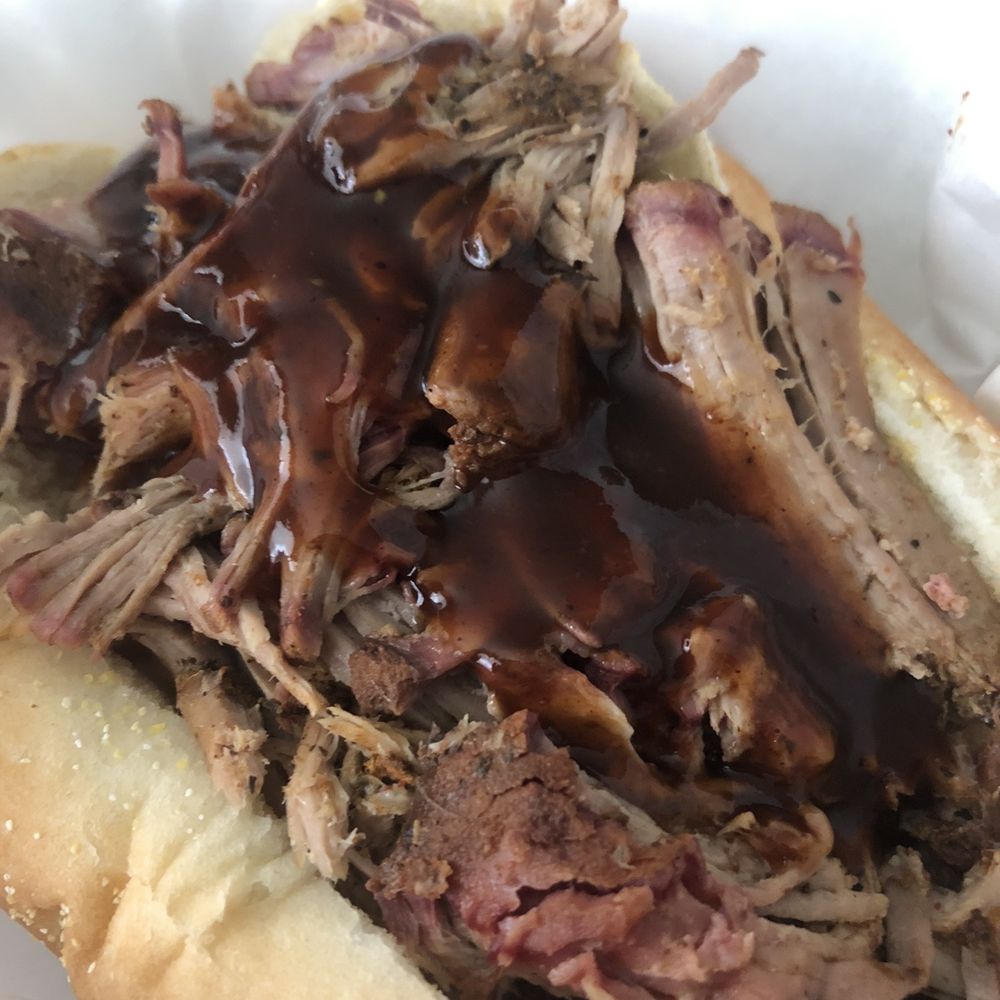 Emma's BBQ - The most epic pulled pork sandwich with mild sauce - Southern Near Me - Seattle, Washington