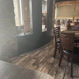 Inside restaurant area