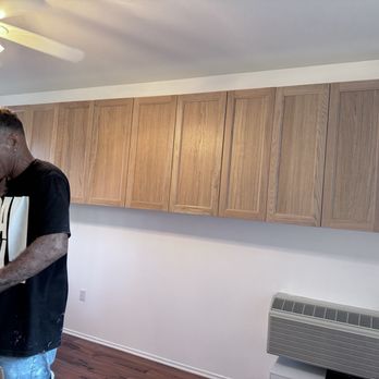 Jamel De Chaari - Jamel, almost done installing my cabinets - Handyman Near Me Jamel De Chaari - Jamel, almost done installing my cabinets - Handyman Near Me