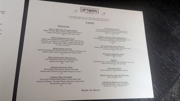 Menu photo 1 Uptown Wine & Beer Snohomish, WA