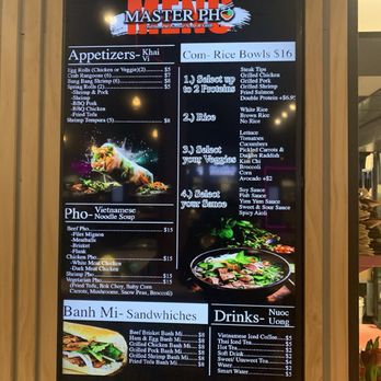 Politan Row - Master Pho menu - Venues & Event Spaces Near Me - Dunwoody, Georgia