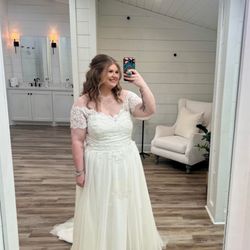 YM Fashion House - Beautiful dress, altered and fitted! She looked beautiful on her big day!
