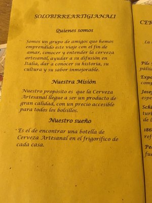 Menu photo 3 Solo Birre Artigianali Rome, RM