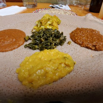 Tsion Cafe - Veggie combo - Ethiopian Near Me - New York, New York
