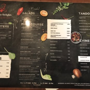 Cochin Delights - Menu - Indian Near Me - London, Ontario Cochin Delights - Menu - Indian Near Me - London, Ontario
