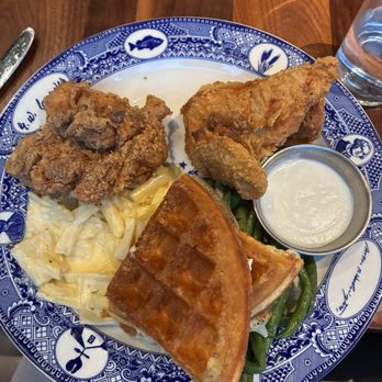 Founding Farmers DC - Breakfast Chicken & Waffles - American Near Me - Washington, DC, District of Columbia