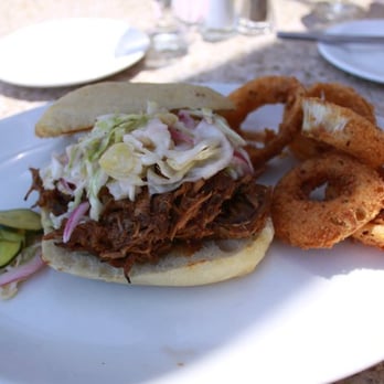 The Vineyard Rose Restaurant - pulled pork sandwich - New American Near Me - Temecula, California The Vineyard Rose Restaurant - pulled pork sandwich - New American Near Me - Temecula, California