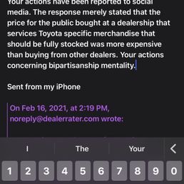 Email response to customer review being taken down Email response to customer review being taken down
