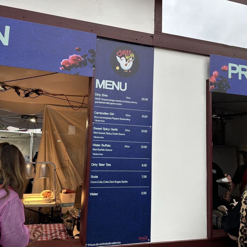 Shlap Muan Chicken Wings - The Menu at Cruel World Fest 2025 - Chicken Wings Near Me - Long Beach, California