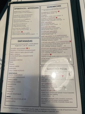 Menu photo 3 Che Gaucho Tomball, TX