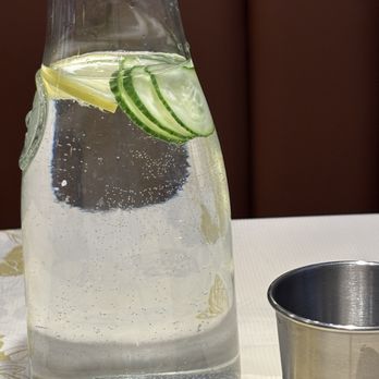 Ye’s Seafood House - Lemon & cucumber water delivered as soon as I was seated. It's the little things! - Seafood Near Me - Ellicott City, Maryland
