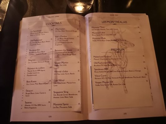 Menu photo 4 Le Speakeasy Montreal, QC