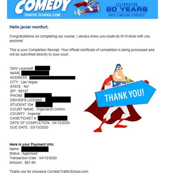 Comedy Traffic School - RIPP OFF ARTISTS! - Traffic Schools Near Me - El Segundo, California