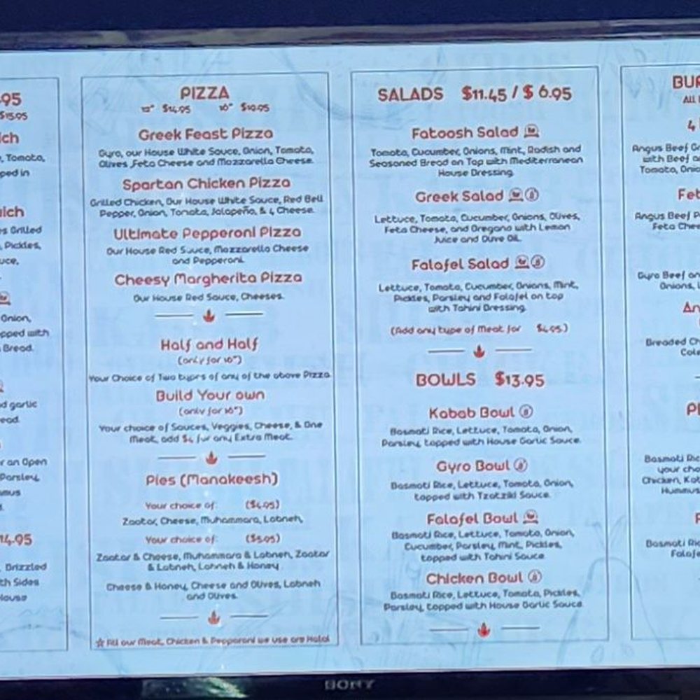 4 Heroes Grill - Menu part 1 - Greek Near Me - Rocklin, California